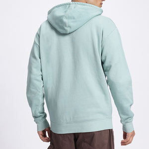 เสื้อฮู้ดผู้ชายสีเขียวมิ้นท์ ทรงปกติ ผ้าฟลีซ สไตล์ลำลอง พิมพ์ลายด้านหน้า มีกระเป๋า ดีไซน์สำหรับฤดูหนาว ผ้าโพลีเอสเตอร์กันยับ - Product Image 4