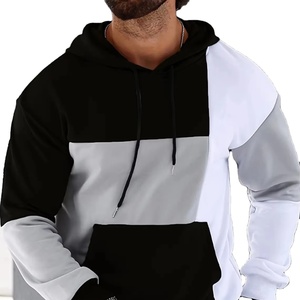 Sweat à capuche pour homme avec poches colorées Streetwear de sport et d'extérieur Vêtements décontractés de printemps et d'automne Vêtements à capuche Sweat-shirt - Product Image 1