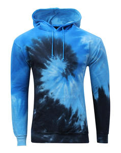 Sudadera con Capucha Personalizada para Hombre, 100% Algodón, con Estampado Tie-Dye en Colores Pastel - Product Image 3
