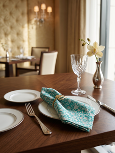 Servilletas de Mesa Hechas a Mano con Estampado Artesanal, 100% Algodón Premium, Estilo Americano, Ecológicas, 80x120cm, Suministro al por Mayor para Cocina - Product Image 3