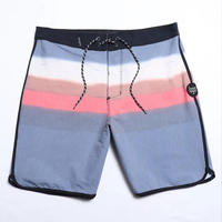 Shorts de bain pour hommes, logo sur le devant, séchage rapide, cordon de serrage, taille élastique, shorts de plage et de surf