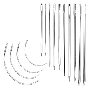 Oferta Especial: Set de Agujas para Extensiones de Cabello METAL TECH de Varios Tamaños, Acero Inoxidable de Alta Resistencia, Ligeras, Curvas en Forma de C y Rectas para Tejido - Product Image 1