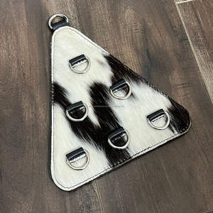 ที่แขวนผ้าขนหนูแบบติดผนังสไตล์เรียบง่าย ทำจากหนังวัวแท้ ตกแต่งบ้านด้วยผ้าพันคอหนังวัวแท้ - Product Image 4