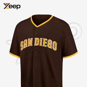 เสื้อเบสบอลผู้ชาย XEEP Customize รุ่น XC-BBU-19 พิมพ์ลายด้วยความร้อน ผ้าโพลีเอสเตอร์ แขนสั้น ระบายอากาศได้ดี ทรงสปอร์ต - Product Image 3