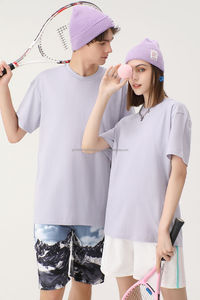 เสื้อยืดสีขาวโชว์ไหล่ปล่อยเปล่าสำหรับผู้ชายเสื้อยืดโอเวอร์ไซส์ผ้าคอตตอน100% โลโก้ตามสั่ง - Product Image 6