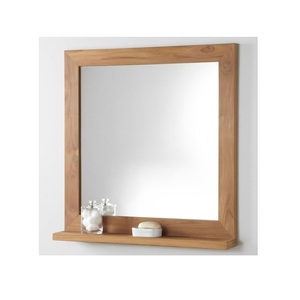 Wooden Mirror <b>Frame</b> Rustic Inspired Decorative Accent for Entryways Bedrooms Living Areas and Home Styling - Product Image 4