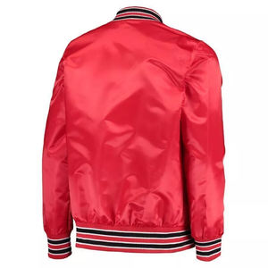 Chaqueta Universitaria Roja de Satén de los Houston Rockets - Product Image 2