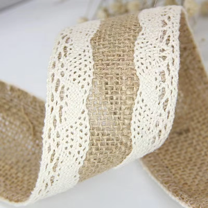 Decorative Jute <b>Ribbon</b> – Rustic Natural Fiber <b>Ribbon</b> for <b>Wedding</b>, Party and Gift Wrapping Decoration - Product Image 3