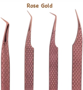 Pinzas de Acero Inoxidable para Extensión de Pestañas con Punta Dentada, Opción de Logotipo Personalizado - Venta al Por Mayor - Product Image 5