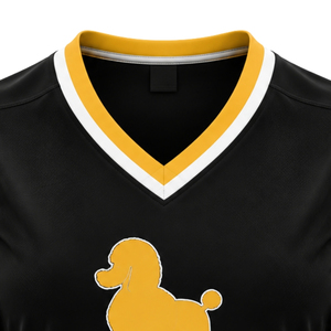 Camiseta de Hockey Sigma Gamma Rho para Mujer, Negra, Personalizada con Gráfico 1922, Cuello en V, Manga Corta, Ropa Deportiva de Moda para Hermandades Griegas - Product Image 6