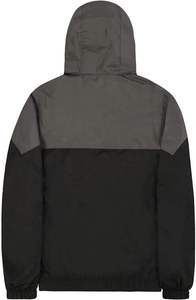 Unisex Color Blocked <b>Hooded</b> <b>Soft</b> <b>Shell</b> <b>Jacket</b> Zip Fly Water Resistant Polyester Outdoor Wear Autumn Regular Fit - Product Image 5