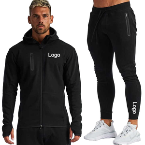 Conjunto de Dos Piezas de Ropa Deportiva para Hombre, Sudadera con Capucha y Pantalones Deportivos de Poliéster, Tallas Grandes, Personalizables, Venta al Por Mayor - Product Image 2
