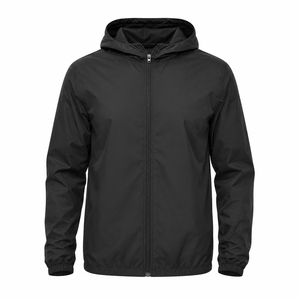 Veste de course personnalisée imperméable, légère, coupe-vent, à séchage rapide, pour l'entraînement, la gym, les sports, veste coupe-vent - Product Image 2