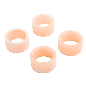 Juego de 4 Anillos para Servilletas de Resina Hechos a Mano, Ecológicos y Duraderos, Accesorios de Comedor para Fiestas, Estilo Rústico Moderno - Product Image 6
