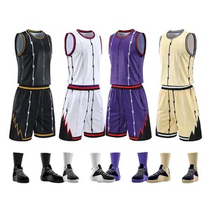 Vêtements de basketball respirants en gros pour hommes, enfants et jeunes – Maillots d'équipe personnalisés – Tenues de basketball - Product Image 5