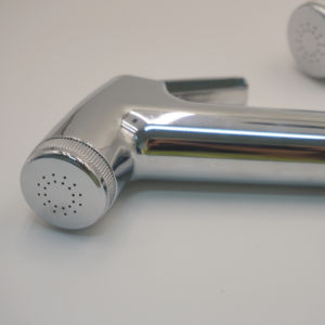 Pulvérisateur de bidet mural moderne couleur argent, écologique, sans déviateur - Product Image 1
