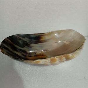 Ethically Sourced High Quality Animal Style Round Horn <b>Bowl</b> Handcrafted Portable Natural Crafts for Sustainable Living - Product Image 1