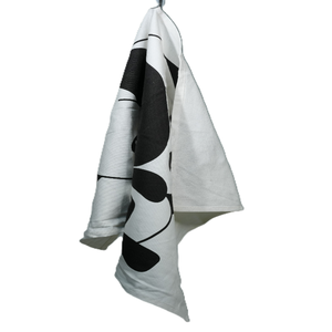 Serviette de cuisine en coton biologique, couleur unie, hypoallergénique, avec logo personnalisé, haute absorption, séchage rapide, tissage écologique - Product Image 6