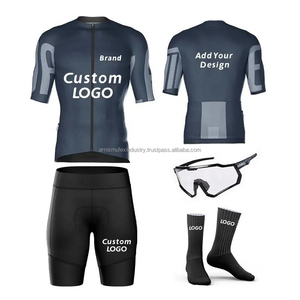 Diseña Tu Propio Uniforme de Ciclismo para Hombre, Ropa Deportiva al Por Mayor para Equipos, OEM, Transpirable, Impresión por Transferencia de Calor, Tallas Grandes - Product Image 3