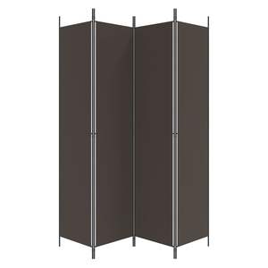 ฉากกั้นห้องผ้าสีน้ำตาล 4 แผง ขนาด 78.7"x86.6" พร้อมฉากกั้น - Product Image 5