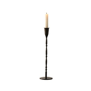 Chandelier en métal style vintage, qualité supérieure, en fer noir, pour décoration de mariage et d'événements - Product Image 1