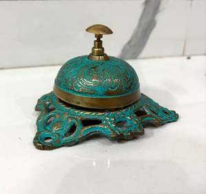 Campana de Puerta Vintage de Hierro Fundido, Campana Decorativa Antigua para Montar en la Pared, Campana Rústica para Puerta de Jardín, Campana para Casa de Campo, Hotel, Restaurante - Product Image 4