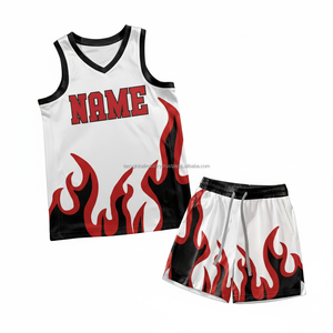 Uniforme de Baloncesto Masculino Reflectante Personalizado OEM al por Mayor - Product Image 4