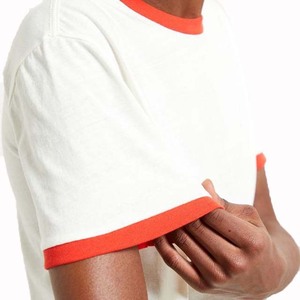 Camisetas Negras Personalizadas para Hombre, Manga Corta, Cuello Redondo, 100% Algodón, Tejido Worsted, Logotipo Frontal, Estilo Formal, Corte Holgado, Anti-Pilling, Verano - Product Image 3