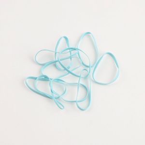 Élastiques à cheveux TIETYP, bandeaux en caoutchouc élastique, couleur unie, minimaliste, moderne, usage quotidien, pour femmes, emballage en carton, fabriqué en Corée - Product Image 2