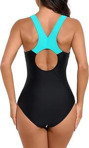 Combinaison une pièce pour femme à séchage rapide, très extensible, sans manches, maillot de bain décontracté, vêtements de natation et de surf, combinaison pour femme - Product Image 4