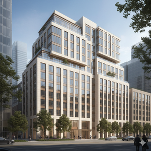 Armoire sur pied en bois au design européen moderne personnalisée JY Project avec portes coulissantes, miroir, tiroirs et éclairage LED pour chambre à coucher - Product Image 1