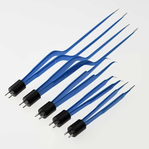 Pinzas Bipolares Americanas Premium con Conector de 2 Pines, Reutilizables, de Acero Inoxidable, para Coagulación Quirúrgica, de 11cm a 24cm, con Marcas CE e ISO - Product Image 3