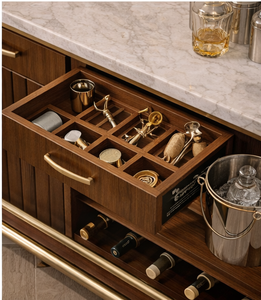 Conjunto de Bar Argmac Grand Reserve, con Iluminación LED, Diseño Moderno y Contemporáneo, Estructura de Madera Ecológica y Duradera - Product Image 1