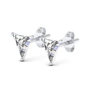 REYES Precio al por Mayor, Pendientes de Diamantes Cultivados en Laboratorio CVD HPHT en Plata de Ley 925, Joyería Fina para Uso Diario para Mujer - Product Image 5