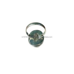 Handmade 925 Sterling Silver <b>Statement</b> <b>Ring</b> Natural Turquoise Gemstone Classic Style Wedding Party Gift for Women Valentine's - Product Image 5