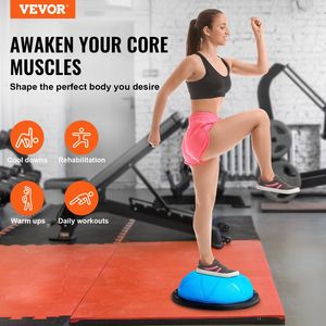 23 pollici blu mezzo esercizio palla Trainer 660 Lbs capacità di stabilità palla per lo Yoga Fitness casa palestra allenamenti di resistenza bande pompa - Product Image 2