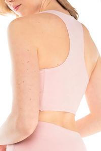 Soutien-gorge de sport rembourré sans couture pour femme, personnalisé, extensible, respirant, séchage rapide, idéal pour le fitness et la gym (vente en gros) - Product Image 3