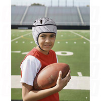 Casco Suave para Flag Football, Casco Protector Ligero y Transpirable para Jóvenes y Adultos, Ideal para Rugby