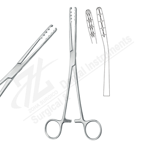 Instrucciones para llegar a la empresa ULRICH STR FORCEPS TAMPON de acero inoxidable de alta calidad de 22,5 CM, instrumentos quirúrgicos, soporte de aguja para equipo médico de Pakistán - Product Image 2