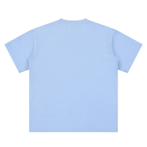 Heavyweight 280G Custom Logo Plain Blank Polyester/Cotton Men's Heat-Transfer Printing Sporty Knitted Oversized <b>Drop</b> Shoulder - Product Image 4