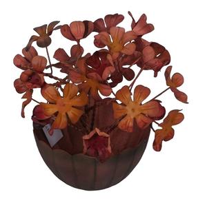 Pot de fleurs en métal fait main, couleur naturelle, design champignon, pour salon, bureau, chambre, salle de bain, salle à manger et usage extérieur - Product Image 6