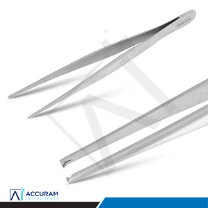 Pinces à tissus Accuram 1x2 dents en acier inoxydable, pinces chirurgicales dentaires à pouce, instrument médical réutilisable CE - Product Image 6
