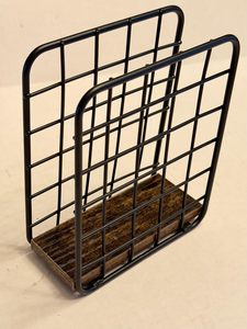 Napkin Holder for Table Farmhouse Wood Napkins Holder with Rustic Brown Base Standing Napkin Dispenser for Kitchen Countertop - Product Image 2
