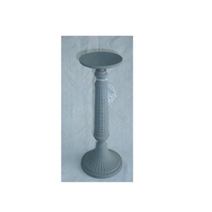 High Quality Metal Aluminum <b>Taper</b> <b>Candle</b> Holder 30cm in Grey Finish Handmade Christmas Home Decor - Product Image 3