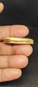 Nouvel Arrivage Maligano Jasper Cabochon rainuré en laiton, Pierre précieuse en vrac de qualité exceptionnelle pour la lithothérapie et la fabrication de bijoux, pour sertissage clos - Product Image 3