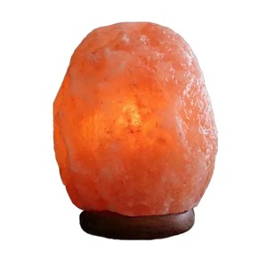 Lampe en sel rose de l'Himalaya extra large, prix d'usine pour restaurant, café, spa, hôtel et décoration cadeau, raffinée et emballée dans un sac - Product Image 5