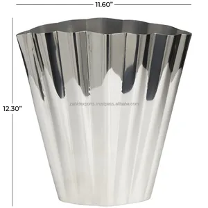 Jarrón de Flores Digital de Diseño Premium para Vestíbulo de Hotel, Proyectos de Decoración de Interiores, Cromado de Lujo, Zahid Exports - Product Image 2