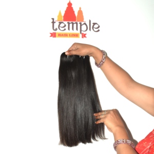 Indian Human Remy Hair Deep <b>Wave</b> Blunt Cut Natural Black Strong Single Drawn Full Lace <b>Cap</b> 18 Inch Machine Double Weft - Product Image 5