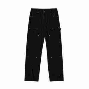 Jeans Personalizados de Moda Urbana, Corte Bajo, Holgados, Cómodos y Elásticos para Hombre - Product Image 6
