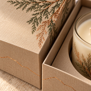 Caja de Regalo Rígida para Velas Aromáticas con Tapa y Base de Dos Piezas - Product Image 3